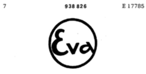 Eva Logo (DPMA, 15.01.1975)