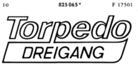 Torpedo DREIGANG Logo (DPMA, 20.08.1966)