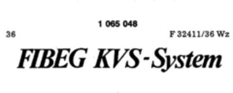 FIBEG KVS-System Logo (DPMA, 07.01.1984)