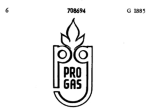 PRO GAS Logo (DPMA, 10/31/1951)