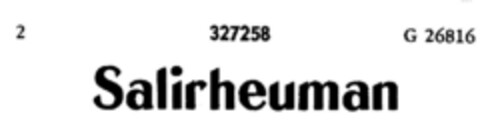 Salirheuman Logo (DPMA, 17.10.1924)