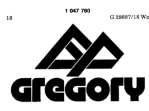 GREGORY Logo (DPMA, 12.10.1982)