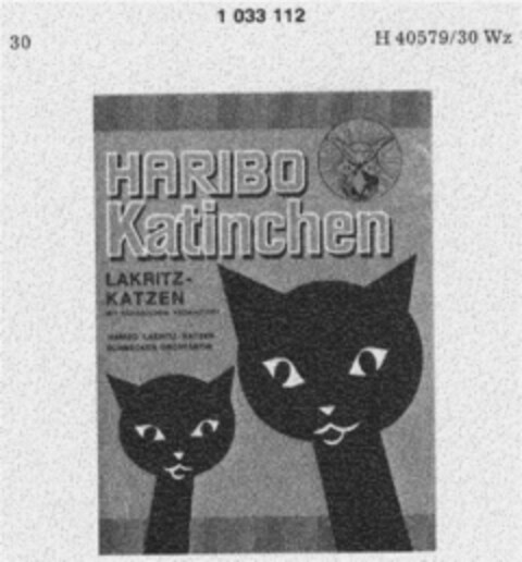 HARIBO Katinchen Logo (DPMA, 12.06.1975)