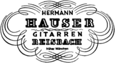 HERMANN HAUSER GITARREN REISBACH früher München Logo (DPMA, 08/18/1992)