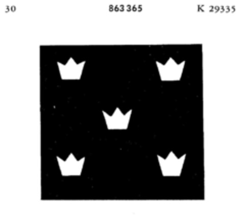 863365 Logo (DPMA, 13.12.1968)