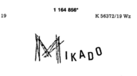 MIKADO Logo (DPMA, 25.06.1990)