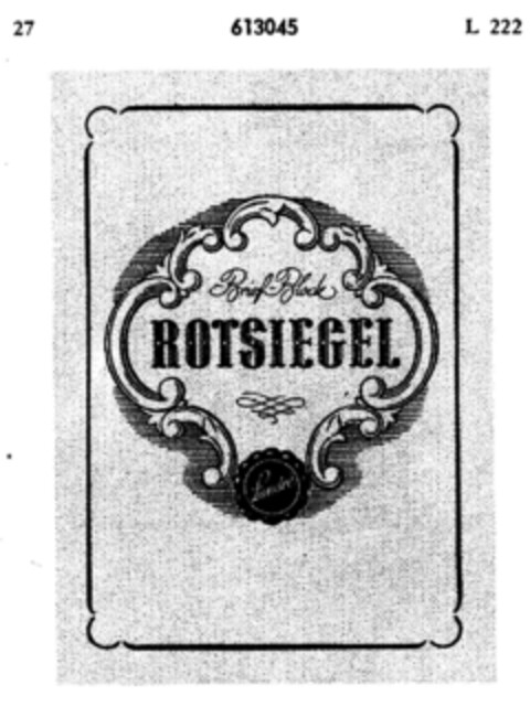ROTSIEGEL Landré Logo (DPMA, 17.12.1949)