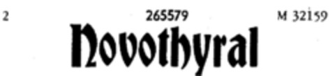 Novothyral Logo (DPMA, 08.04.1921)