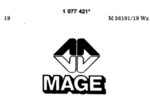 MAGE Logo (DPMA, 02/26/1985)