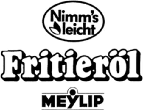 Nimm's leicht Fritieröl MEYLIP Logo (DPMA, 20.09.1994)