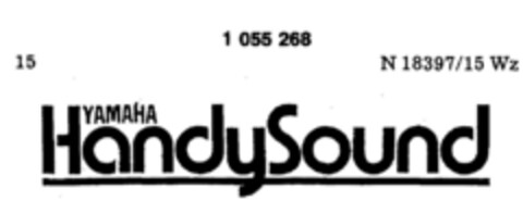 YAMAHA HandySound Logo (DPMA, 18.11.1982)