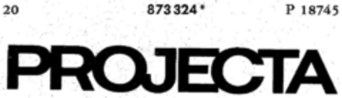 PROJECTA Logo (DPMA, 02/11/1970)