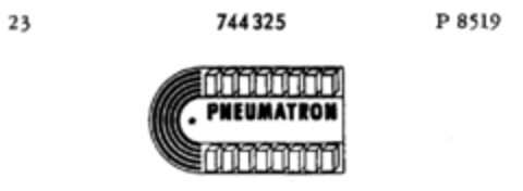 PNEUMATRON Logo (DPMA, 05/14/1959)