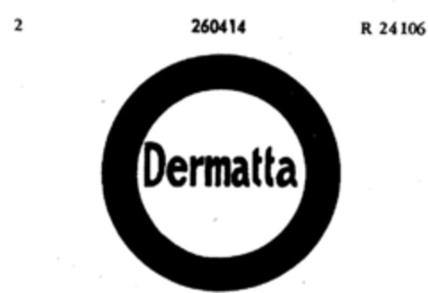 Dermatta Logo (DPMA, 22.06.1920)