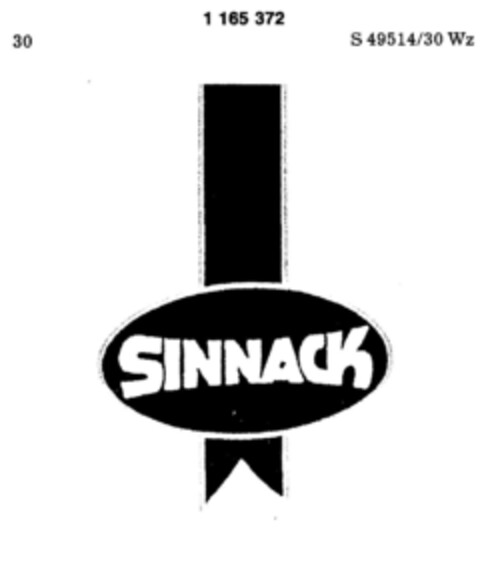 SINNACK Logo (DPMA, 08.12.1989)