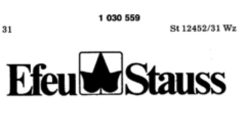 Efeu Stauss Logo (DPMA, 02.08.1980)