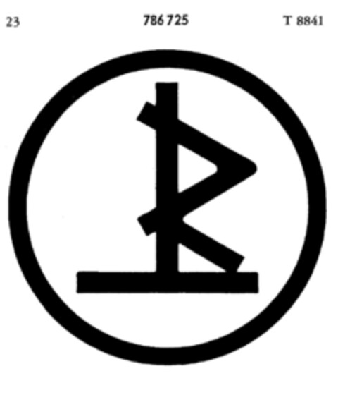 786725 Logo (DPMA, 06.04.1963)
