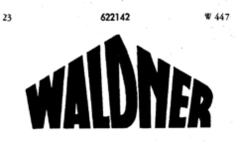 WALDNER Logo (DPMA, 03/11/1950)