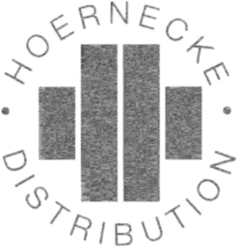 HOERNECKE DISTRIBUTION Logo (DPMA, 25.09.1990)