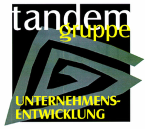 tandem gruppe UNTERNEHMENSENTWICKLUNG Logo (DPMA, 25.01.2000)