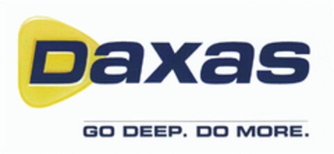 Daxas GO DEEP. DO MORE. Logo (DPMA, 01.04.2010)