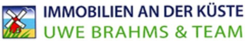IMMOBILIEN AN DER KÜSTE UWE BRAHMS & TEAM Logo (DPMA, 11/25/2011)