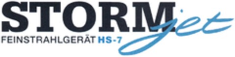 STORMjet FEINSTRAHLGERÄT HS-7 Logo (DPMA, 05.09.2014)