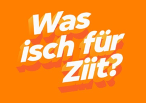 Was isch für Ziit? Logo (DPMA, 28.10.2021)