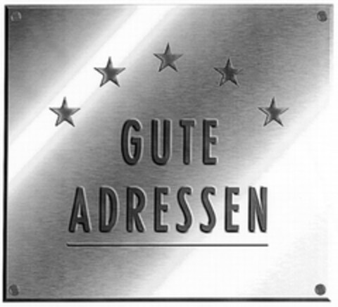 GUTE ADRESSEN Logo (DPMA, 15.05.2003)