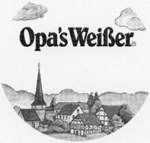 Opa's Weißer Logo (DPMA, 18.01.2005)