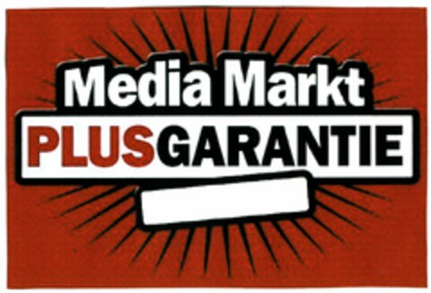 Media Markt PLUSGARANTIE Logo (DPMA, 06/23/2005)