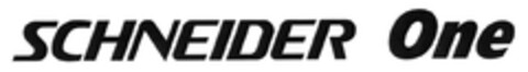 SCHNEIDER One Logo (DPMA, 27.09.2006)