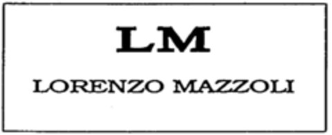 LM  LORENZO MAZZOLI Logo (DPMA, 01/20/1996)