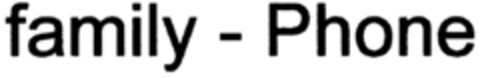 family - Phone Logo (DPMA, 02/13/1996)