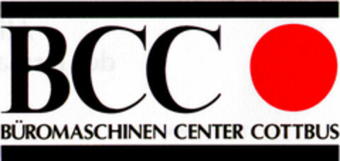 BCC BÜROMASCHINEN CENTER COTTBUS Logo (DPMA, 27.06.1997)