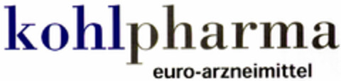 kohlpharma euro-arzneimittel Logo (DPMA, 12/03/1998)