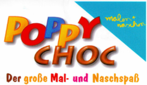 POPPY CHOC Der große Mal- und Naschspaß Logo (DPMA, 13.07.1999)