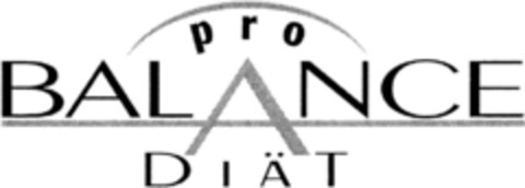 pro BALANCE DIÄT Logo (DPMA, 08/31/1994)