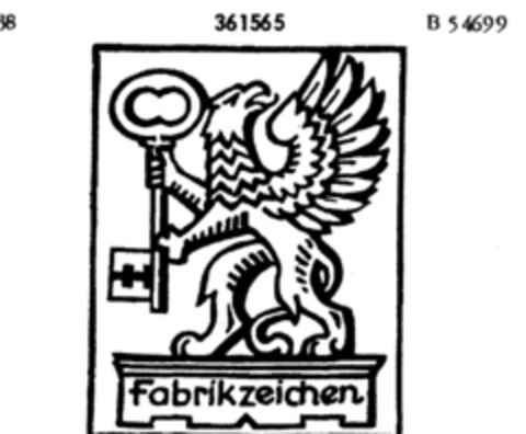 Fabrikzeichen Logo (DPMA, 01.11.1926)