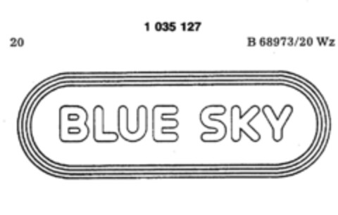 BLUE SKY Logo (DPMA, 06.10.1981)