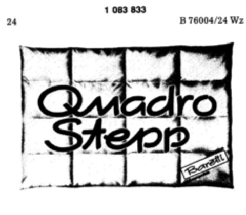 Quadro Stepp Baretti Logo (DPMA, 22.12.1984)