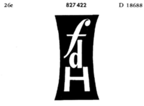 fdH Logo (DPMA, 10.07.1965)