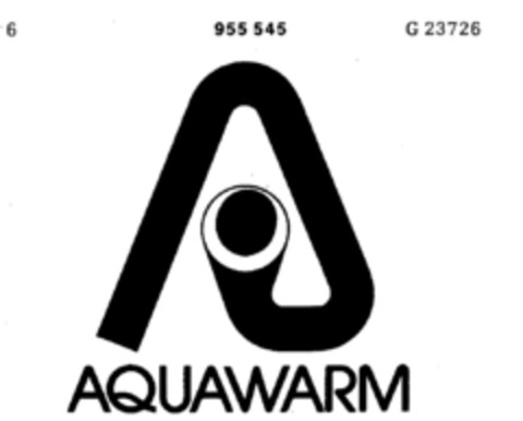 AQUAWARM Logo (DPMA, 01.04.1975)
