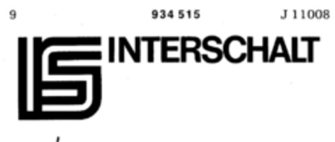 IS INTERSCHALT Logo (DPMA, 07/31/1973)