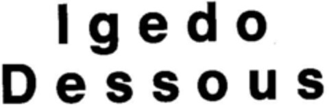 Igedo Dessous Logo (DPMA, 04/02/1979)