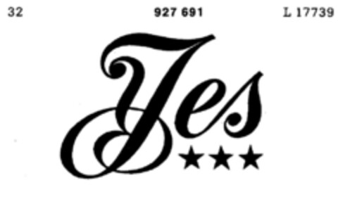 Jes Logo (DPMA, 30.04.1971)