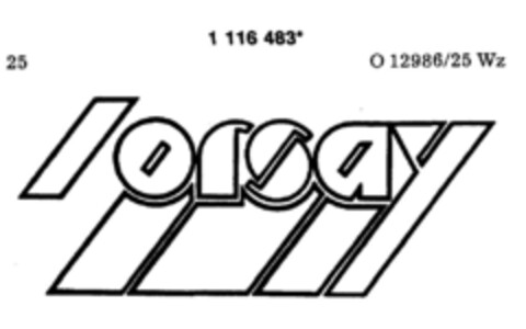 orsay Logo (DPMA, 16.07.1987)