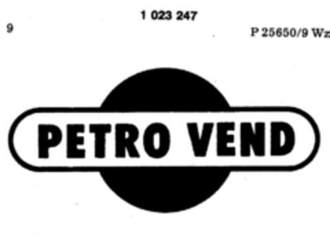 PETRO VEND Logo (DPMA, 16.10.1978)