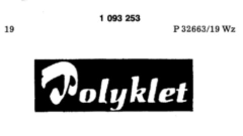 Polyklet Logo (DPMA, 02.05.1985)