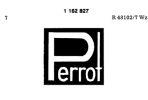 Perrot Logo (DPMA, 02.06.1989)